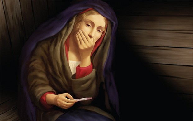 virgin-mary_looking-at-pregnancy-test